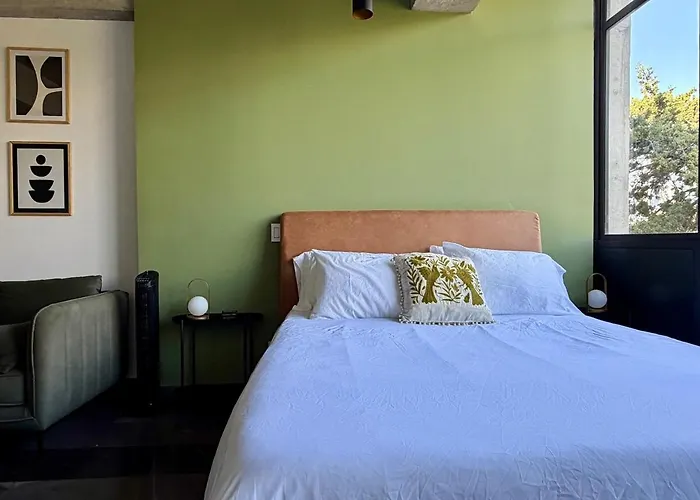 Apartamento Loft With Urban View - Walk Everywhere Roma Norte *