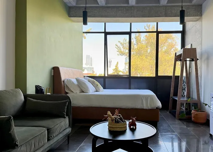 Loft With Urban View - Walk Everywhere Roma Norte